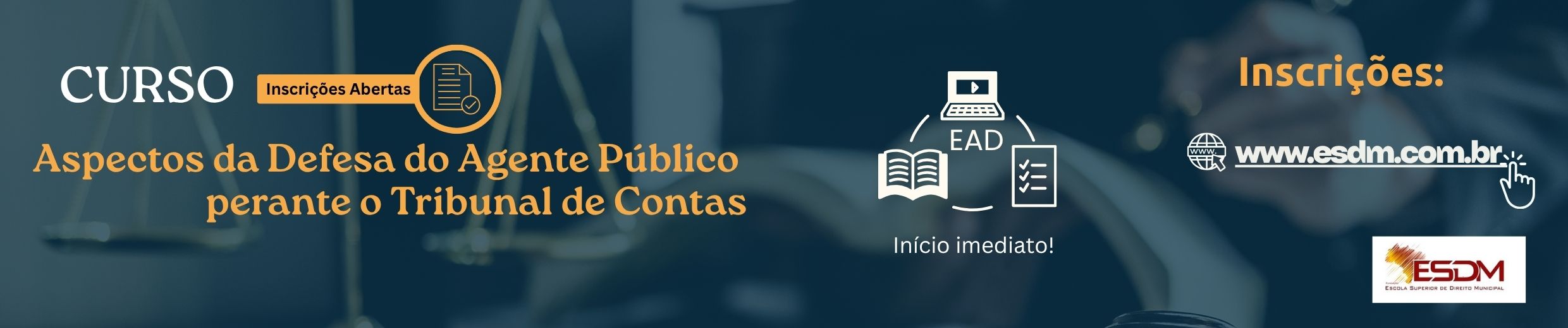Aspectos da Defesa do Agente Público perante o Tribunal de Contas - Modalidade EAD